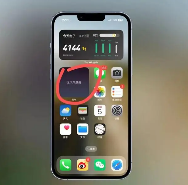 瓜州苹果手机维修分享:iOS16主屏幕天气小组件无法正常工作怎么办？ 