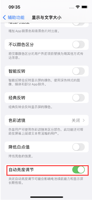 瓜州苹果15维修店分享iPhone 15 Pro系列屏幕亮度 