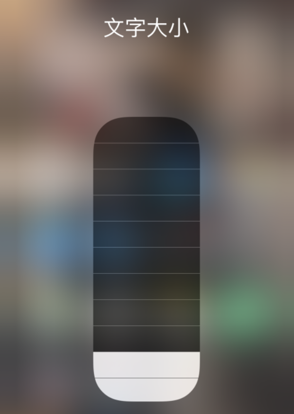 瓜州苹果手机维修分享小技巧：在 iPhone 控制中心快速调节字体大小 